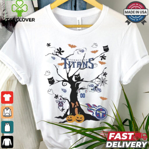 Tree Halloween Tennessee Titans NFL Team 2024 Shirt