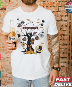Tree Halloween Washington Redskins NFL Team 2024 Shirt