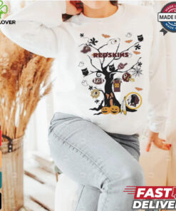 Tree Halloween Washington Redskins NFL Team 2024 Shirt