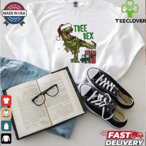 Tree Rex Christmas Santa’s gift shirt