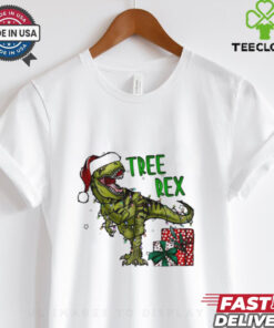 Tree Rex Christmas Santa’s gift shirt