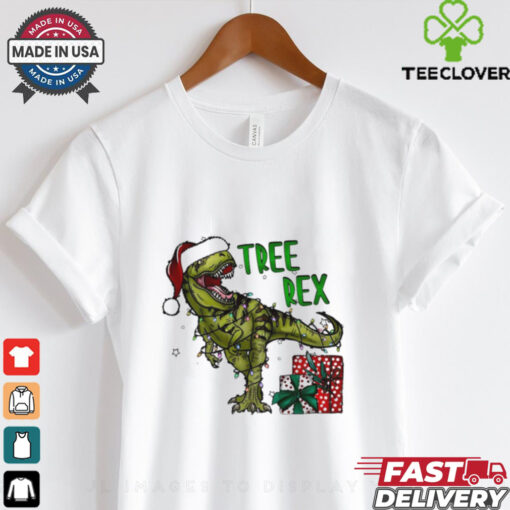 Tree Rex Christmas Santa’s gift shirt
