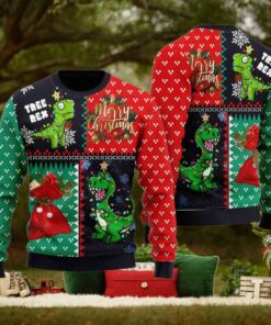 Tree Rex Merry Christmas Ugly Christmas Sweater