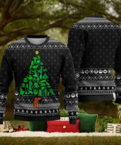 Tree Ugly Christmas Sweater Star Movie Character Gift For Men Women Superhero
