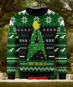 Trek The Halls T Shirt Hoodie Sweatpants Ugly Christmas Sweater