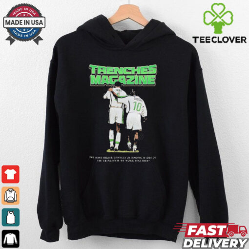 Trenches Magazine Kanu and Okocha shirt