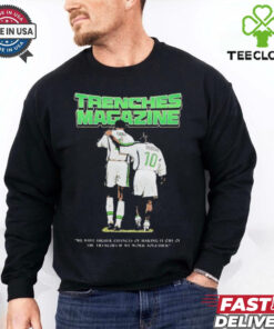 Trenches Magazine Kanu and Okocha shirt