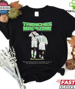 Trenches Magazine Kanu and Okocha shirt