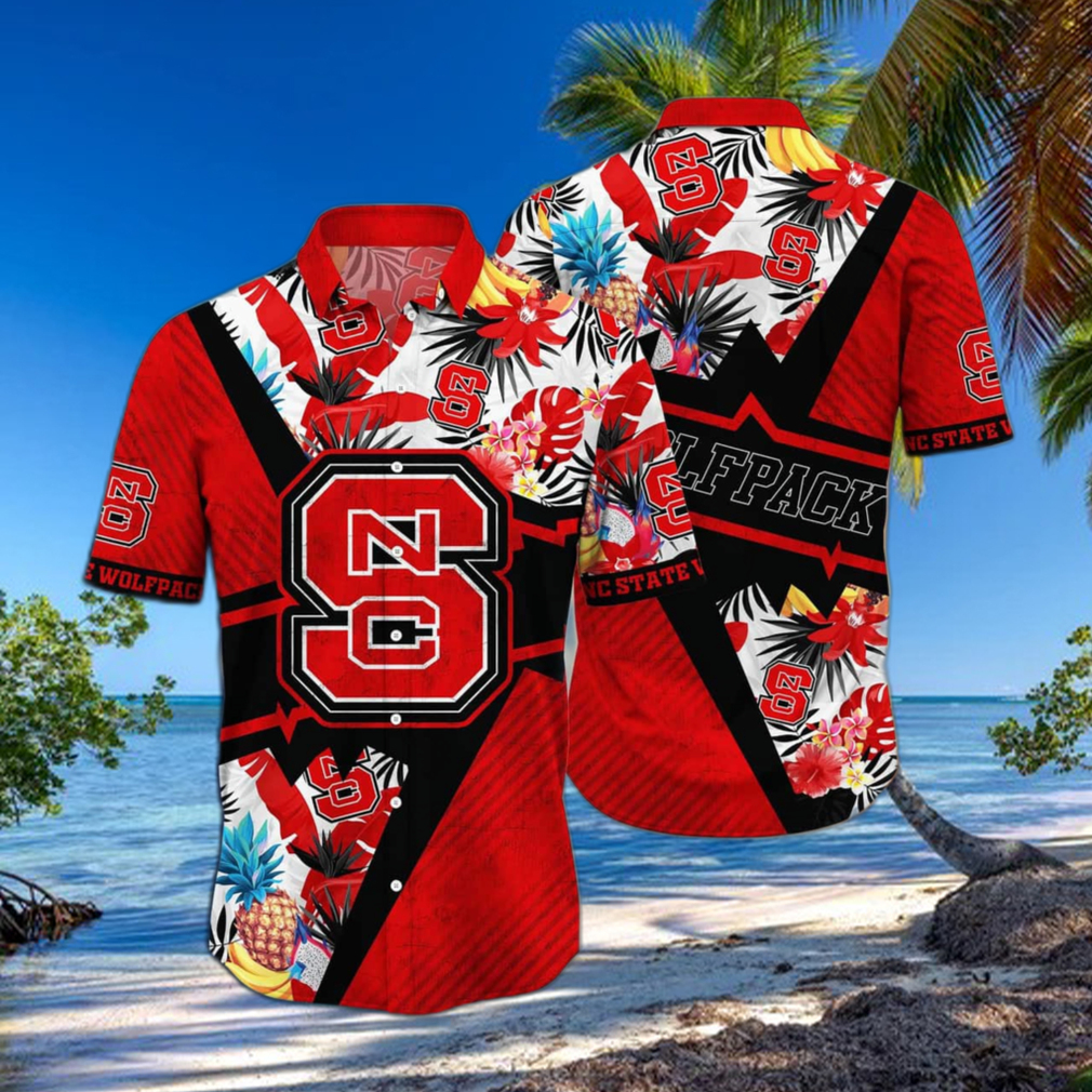 Summer Aloha NCAA NC State Wolfpack Hawaiian Shirt Pineapple Gift