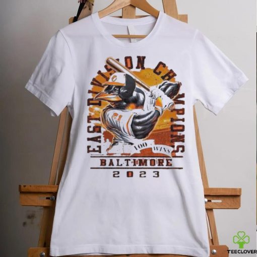 Trending Baltimore Orioles Mascot 2023 East Division Champion 100 Wins shirt