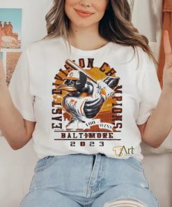 Trending Baltimore Orioles Mascot 2023 East Division Champion 100 Wins shirt