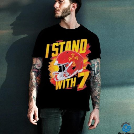 Trending I Stand With 7 Harrison Butker Chiefs Helmet Shirt