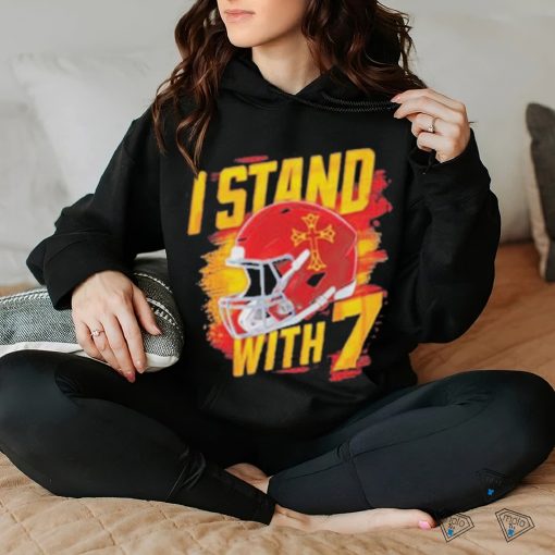 Trending I Stand With 7 Harrison Butker Chiefs Helmet Shirt