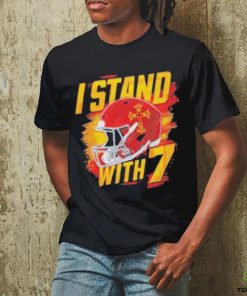 Trending I Stand With 7 Harrison Butker Chiefs Helmet Shirt