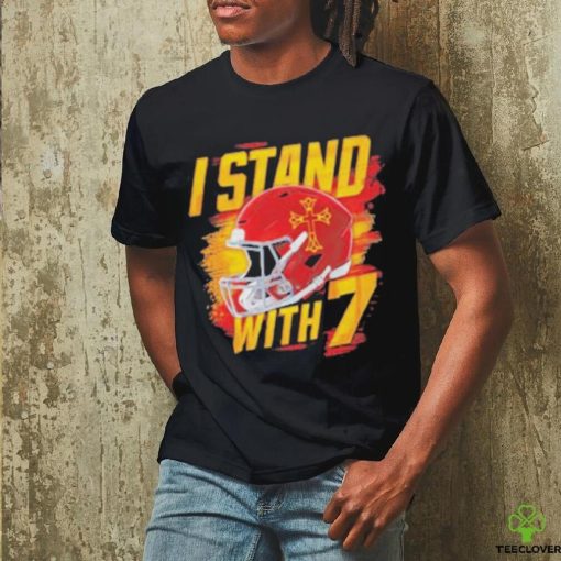 Trending I Stand With 7 Harrison Butker Chiefs Helmet Shirt