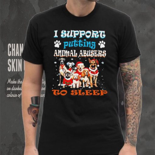 Trending I support putting animal abusers to sleep hoodie, sweater, longsleeve, shirt v-neck, t-shirt