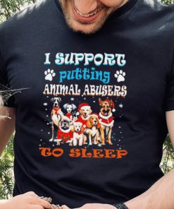 Trending I support putting animal abusers to sleep hoodie, sweater, longsleeve, shirt v-neck, t-shirt