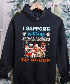 Trending I support putting animal abusers to sleep hoodie, sweater, longsleeve, shirt v-neck, t-shirt