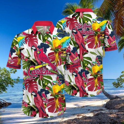 Trending MLB St  Louis Cardinals Flower Summer Hawaiian Shirt