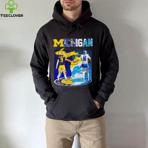 Trending Michigan J.J. Mccarthy and Jared Goff signatures hoodie, sweater, longsleeve, shirt v-neck, t-shirt