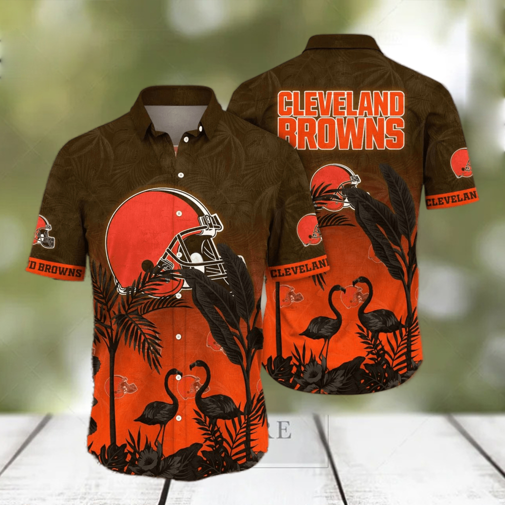 Trending NFL Cleveland Browns Floral Hawaiian Shirt Trending NFL Cleveland Browns Floral Hawaiian Shirt