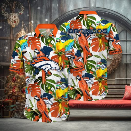 Trending NFL Denver Broncos Flower Summer Hawaiian Shirt