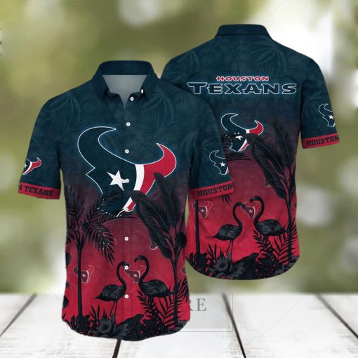 Trending NFL Houston Texans Flower Hawaiian Shirt