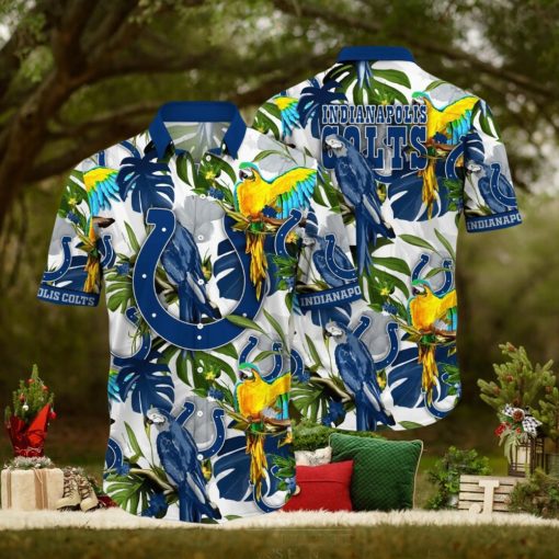 Trending NFL Indianapolis Colts Flower Summer Hawaiian Shirt