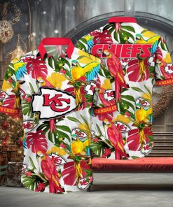 Trending NFL Kansas City Chiefs Summer Flower Hawaiian Shirt