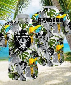 Trending NFL Las Vegas Raiders Flower Hawaiian Shirt