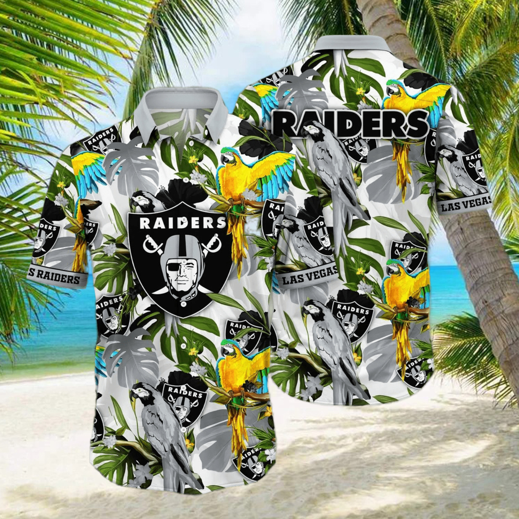 Trending NFL Las Vegas Raiders Flower Hawaiian Shirt Trending NFL Las Vegas Raiders Flower Hawaiian Shirt