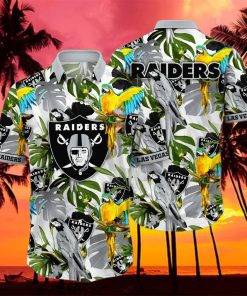 Trending NFL Las Vegas Raiders Flower Hawaiian Shirt 2 Trending NFL Las Vegas Raiders Flower Hawaiian Shirt