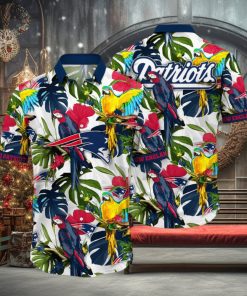 Trending NFL New England Patriots Flower Hawaiian Shirt