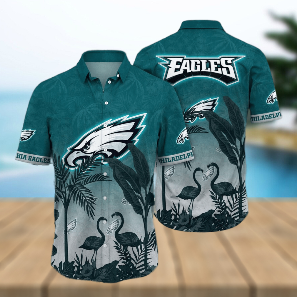 Trending NFL Philadelphia Eagles Flower Hawaiian Shirt Trending NFL Philadelphia Eagles Flower Hawaiian Shirt