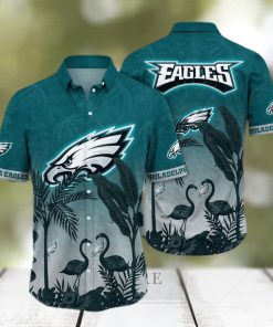 Trending NFL Philadelphia Eagles Flower Hawaiian Shirt