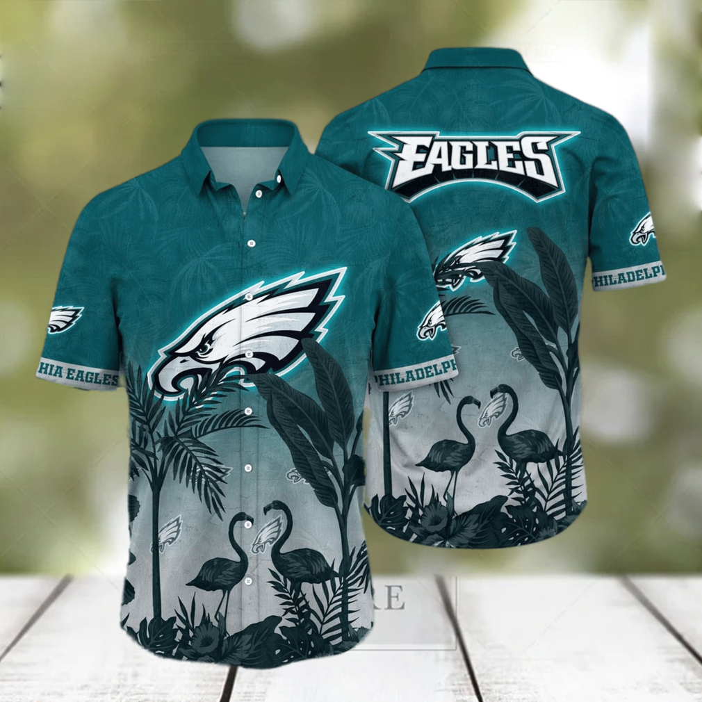 Trending NFL Philadelphia Eagles Flower Hawaiian Shirt Trending NFL Philadelphia Eagles Flower Hawaiian Shirt