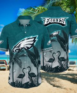 Trending NFL Philadelphia Eagles Flower Hawaiian Shirt