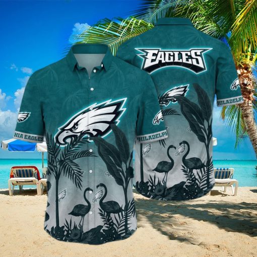 Trending NFL Philadelphia Eagles Flower Hawaiian Shirt