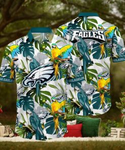 Trending NFL Philadelphia Eagles Flower Summer Hawaiian Shirt