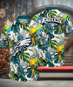 Trending NFL Philadelphia Eagles Flower Summer Hawaiian Shirt