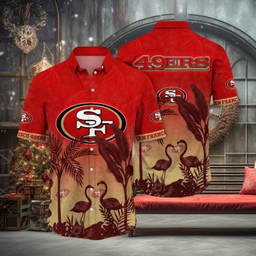 Trending NFL San Francisco 49ers Flower Summer Hawaiian Shirt