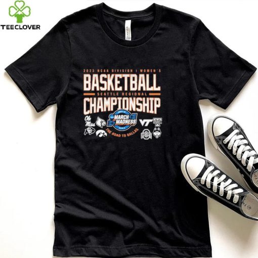 Trending Ncaa Di Women’s Basketball Seattle Regional 2023 Shirt