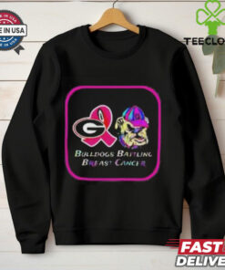 Trending Ncaa Georgia Bulldogs Battling Breast Cancer T Shirt