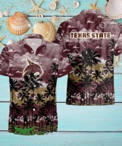 Trending Summer 2024 Texas State Bobcats Basketball Hawaiian Shirt
