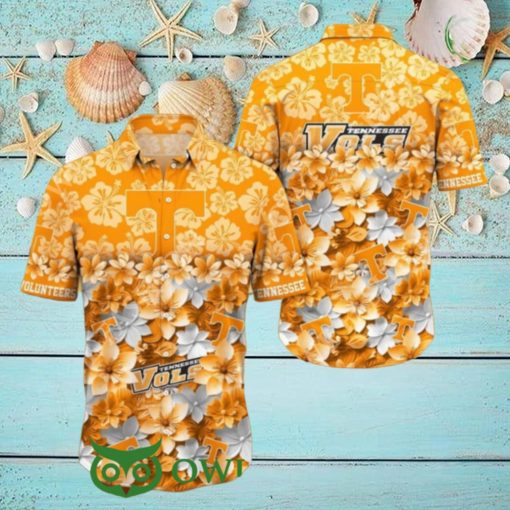 Trending Summer Tennessee Volunteers NCAA2 Flower Hawaiian Shirt