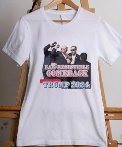 Trending Trump Assassination Attempt Ear Resistible Comeback Trump 2024 T shirt