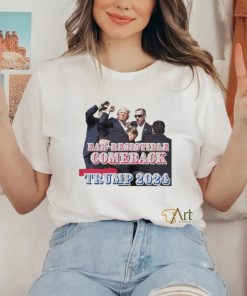 Trending Trump Assassination Attempt Ear Resistible Comeback Trump 2024 T shirt