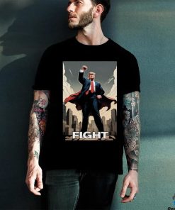 Trending Trump Assassination Superhero Donald Trump Fight Trump 2024 Us Flag Donald Trump Pennsylvania T shirt
