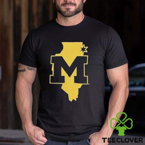 Trending University Of Michigan M Den Chicago Pop Up Shirt