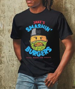 Trending miamI marlins jake burger #36 smashin' burgers fries beers and  shakes Shirt - Limotees